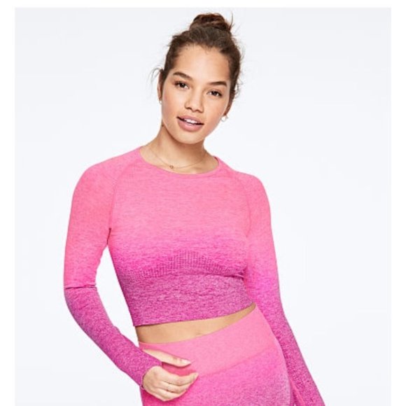 seamless workout crop top